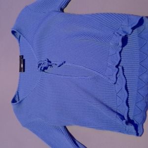 Blue medium open Cardigan